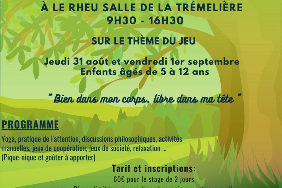 stage d'été 2023