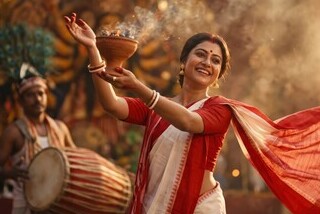 représentation de la déesse indienne Durga